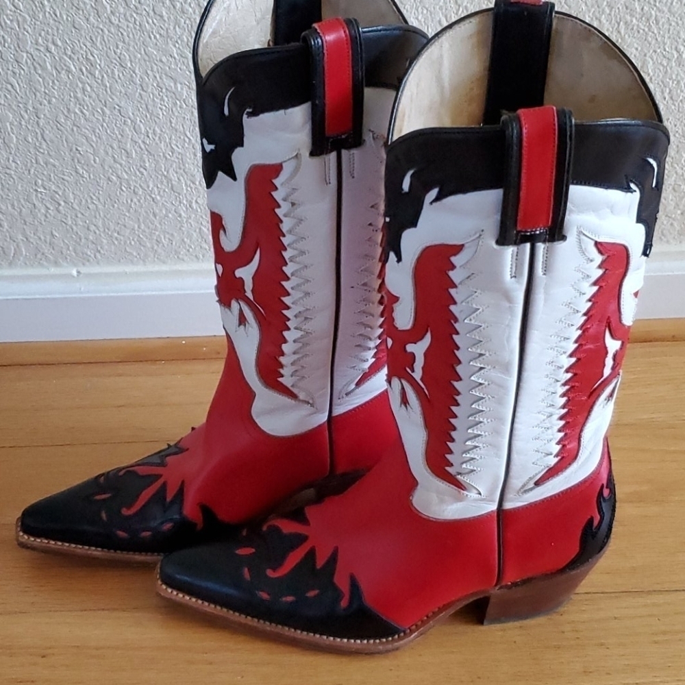 🍒NWOB Sancho Tooled Boots - Picture 10 of 10